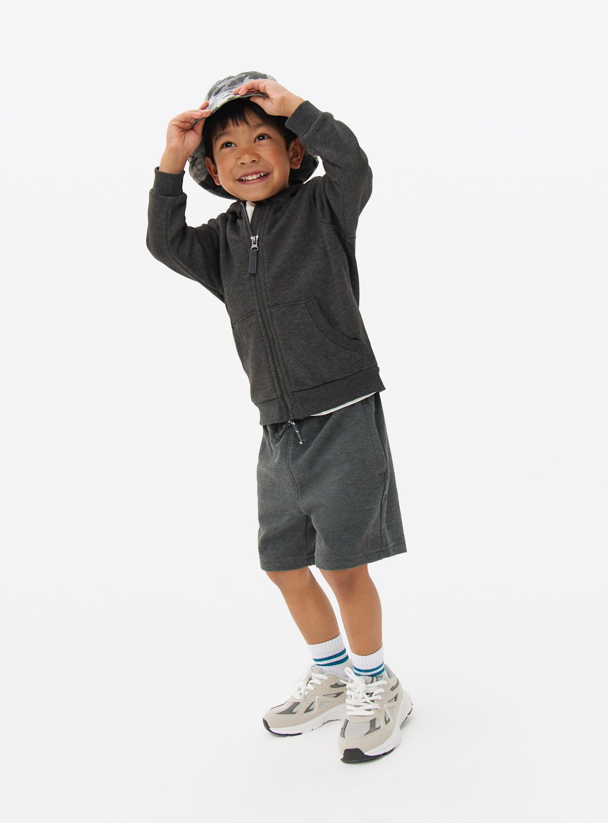 Charcoal Loopback Shorts 5 years