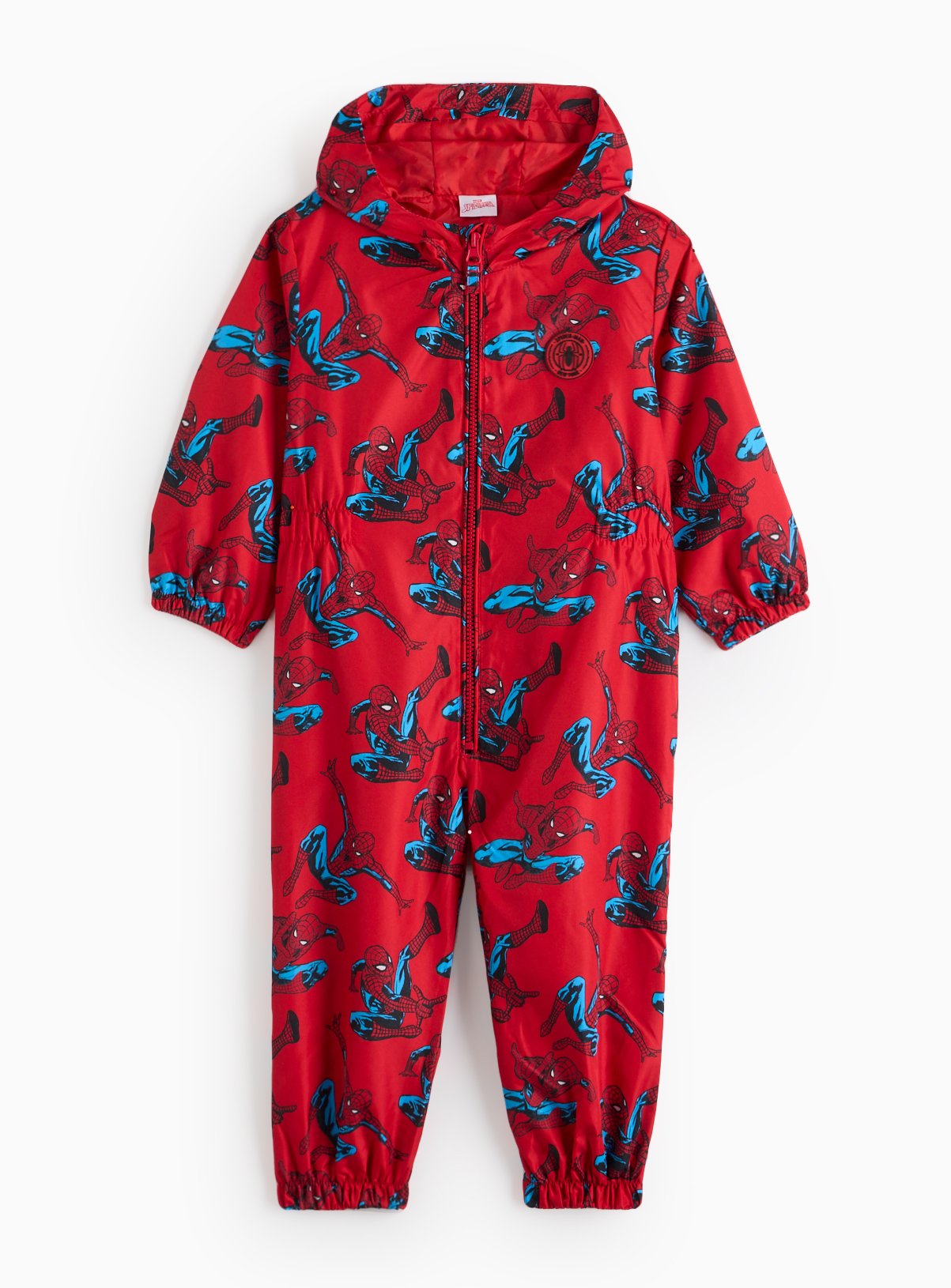 Marvel Spider-Man Red Printed Puddlesuit 