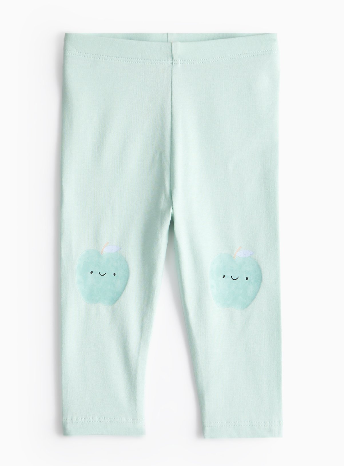 Green Apple Badge Leggings