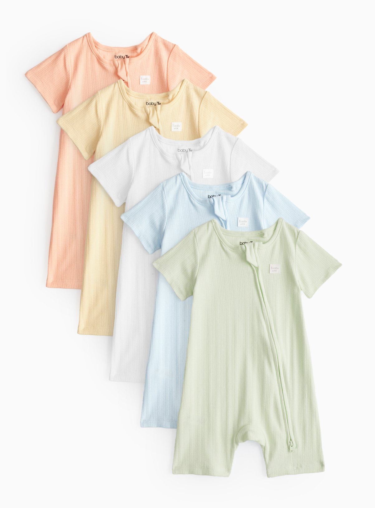 Short Sleeve Rompers 5 Pack 