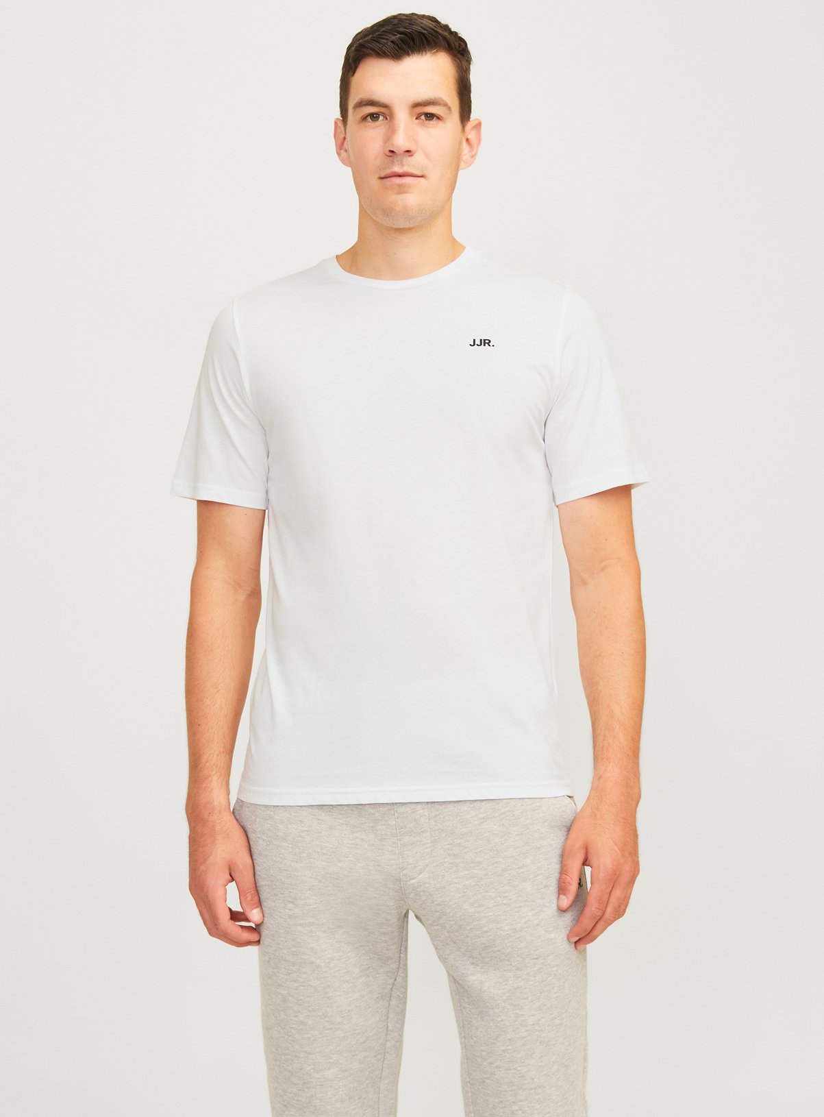 JJ REBEL Logo T-Shirt White 