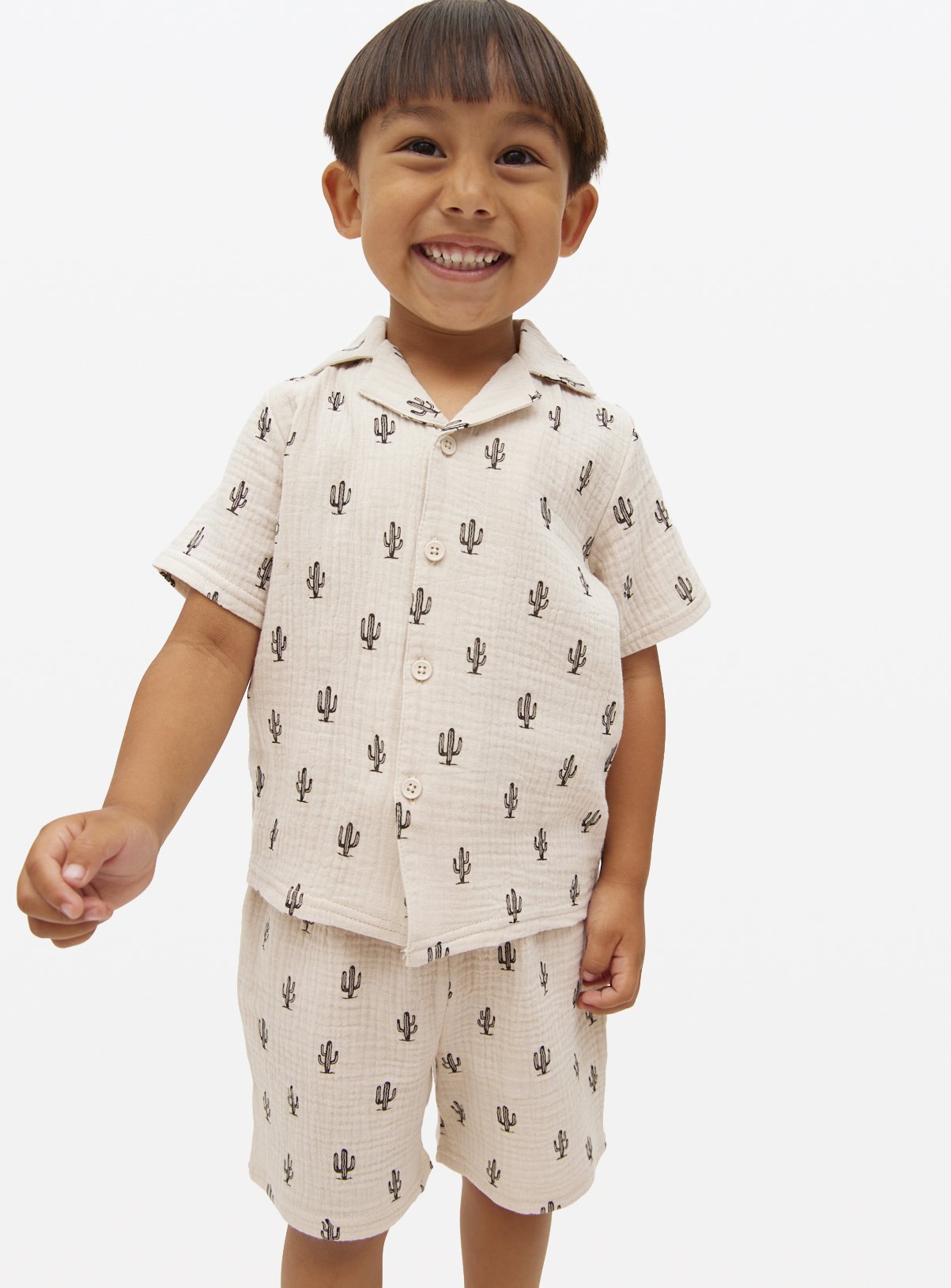 Cactus Print Traditional Pyjama Set 2-3 years