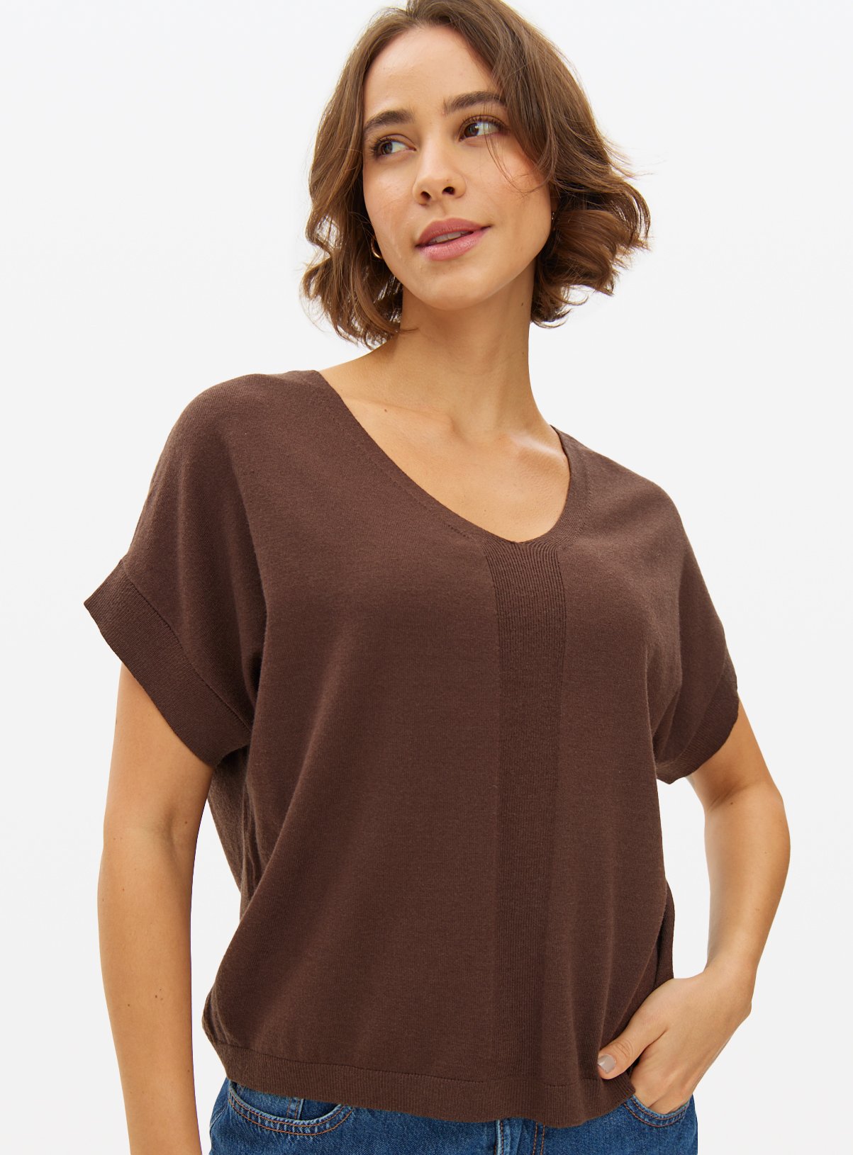Soft Touch V Neck T-Shirt 