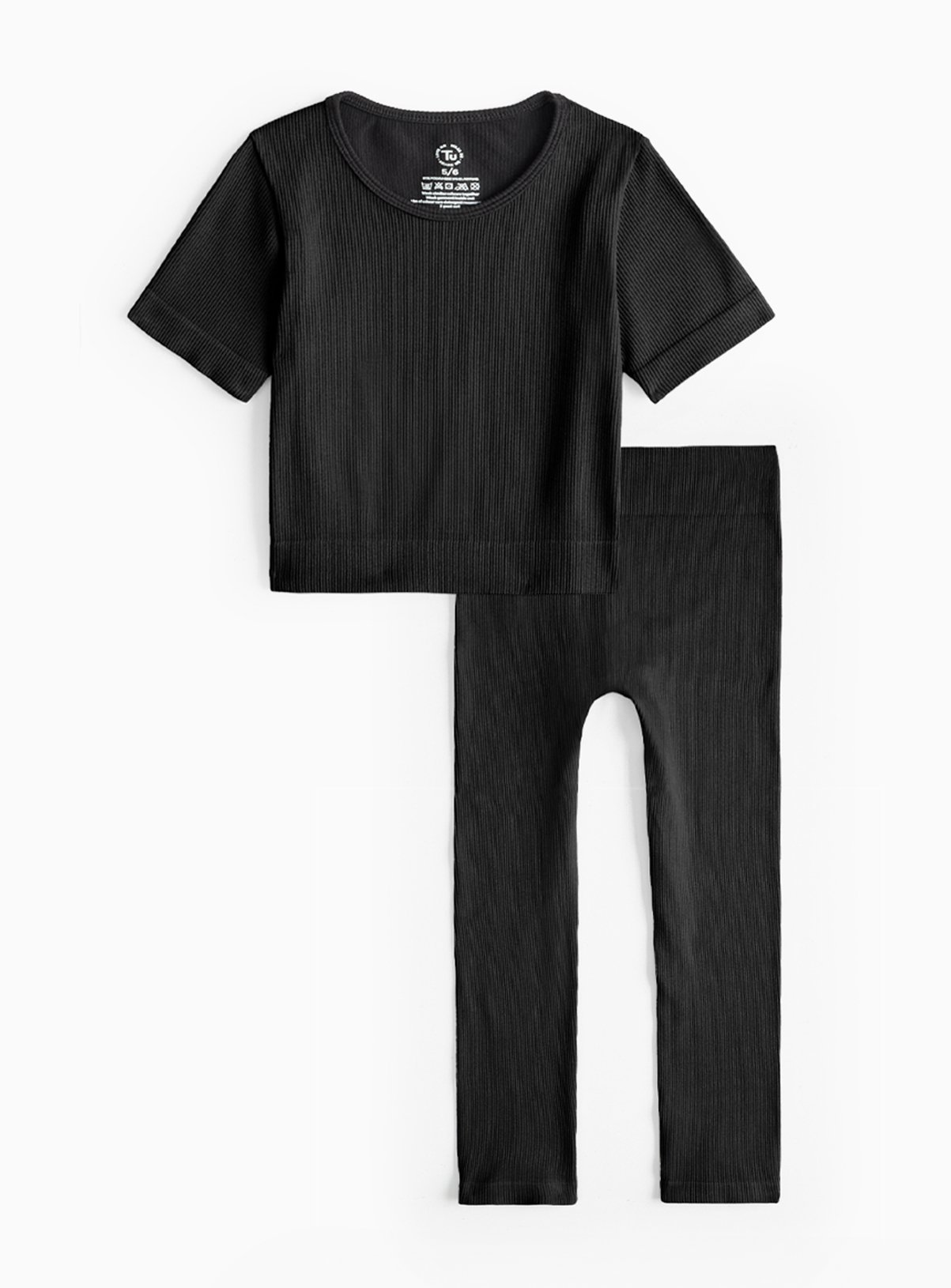 Seamless Crop Top & Leggings Set 