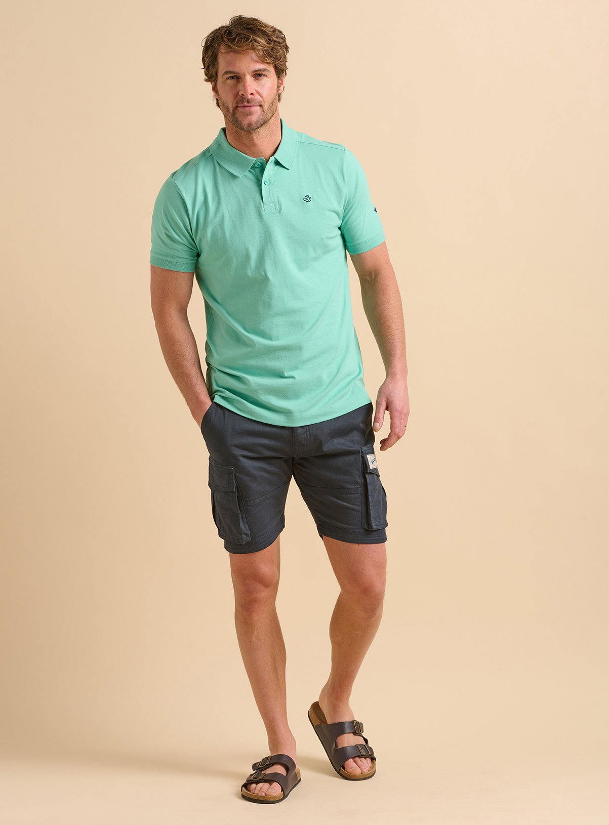 BRAKEBURN Navy Cargo Short 