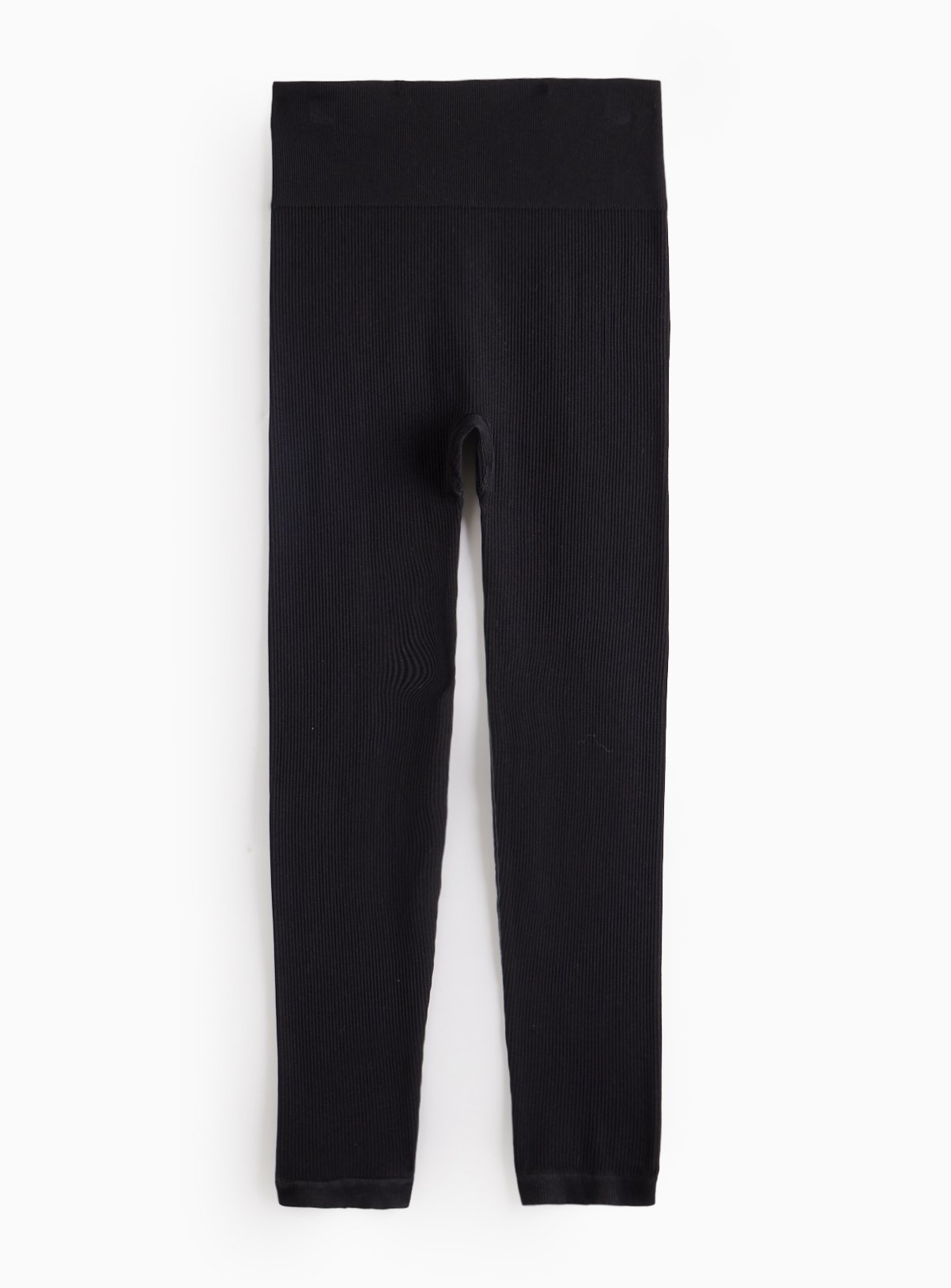 REAKTIV Black High Waisted Ribbed Seamless Legging M