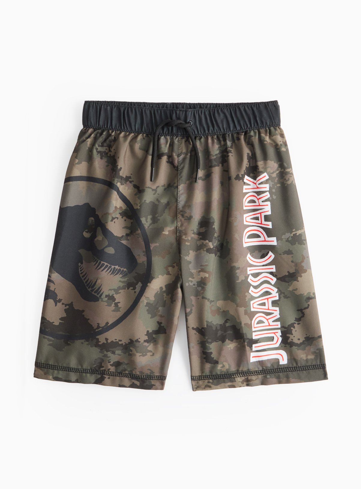 Jurassic Park Khaki Camo Swim Shorts