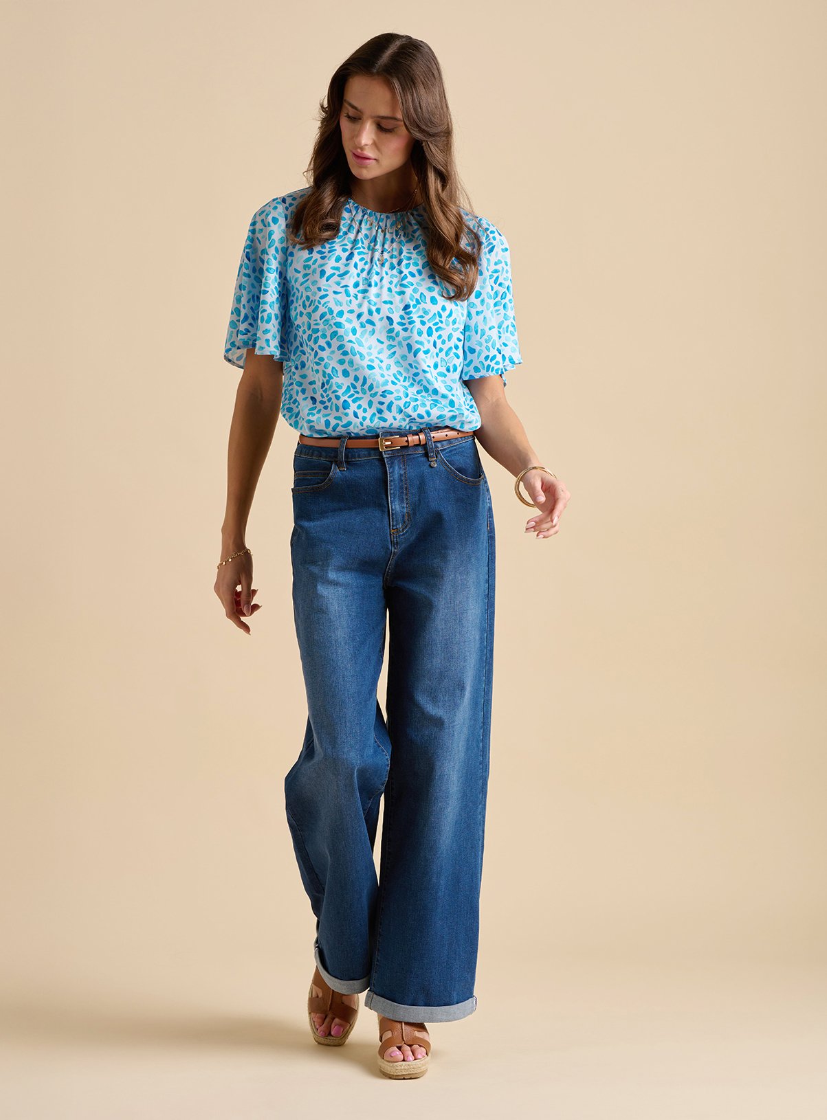 BRAKEBURN Sea Glitter Blouse 18