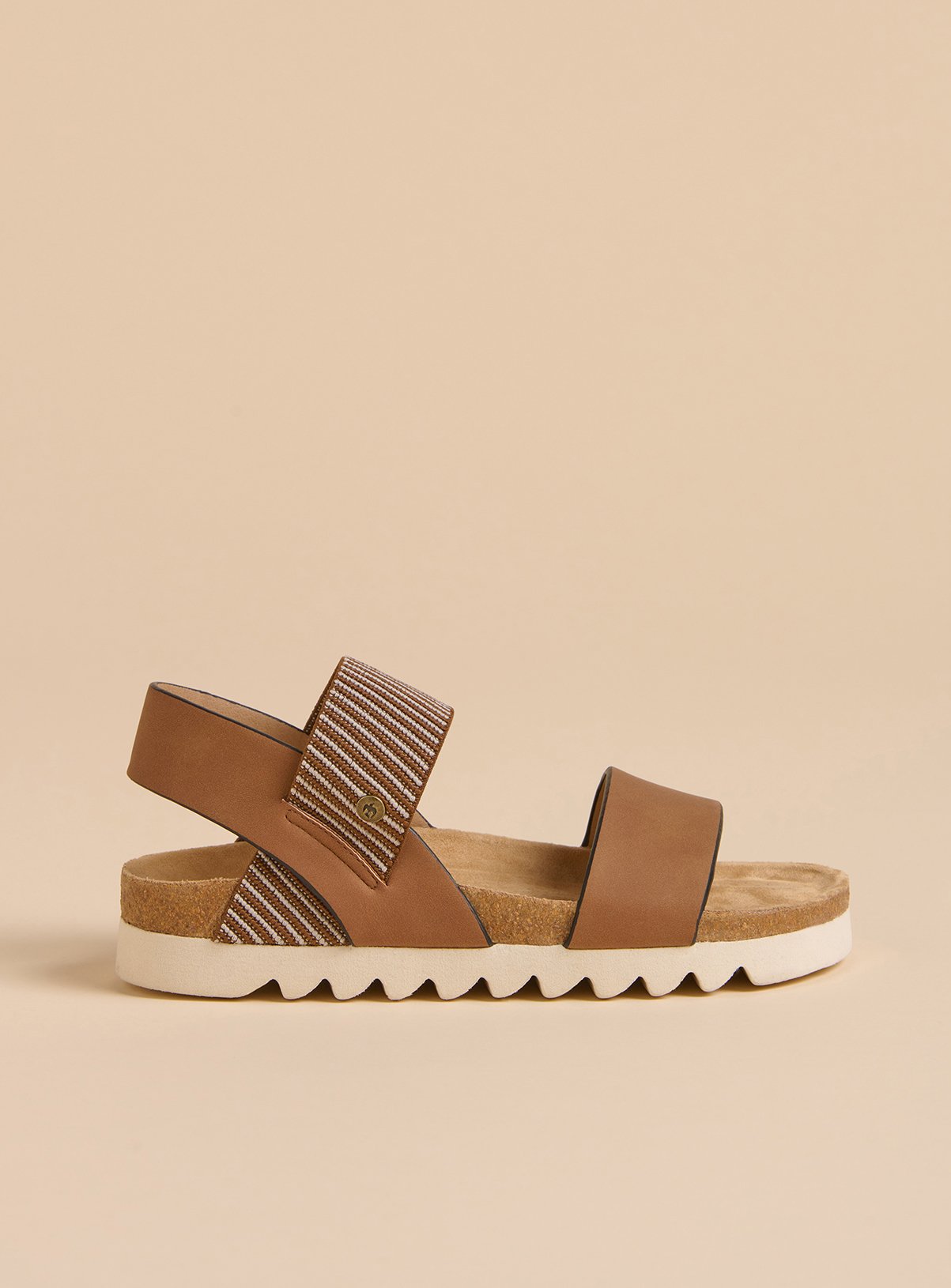 BRAKEBURN Stripe Sandal 