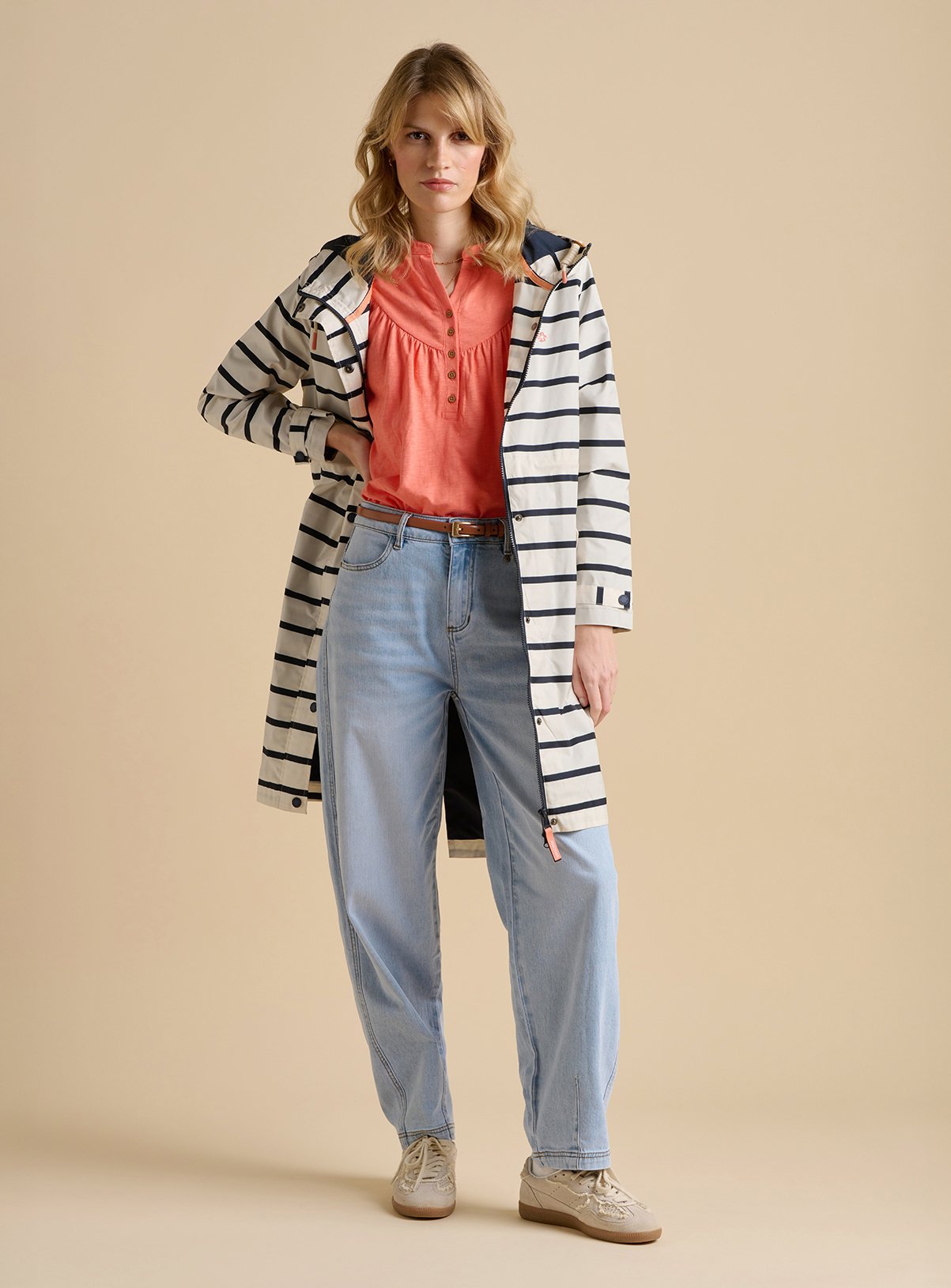 BRAKEBURN Stripe Rain Jacket 