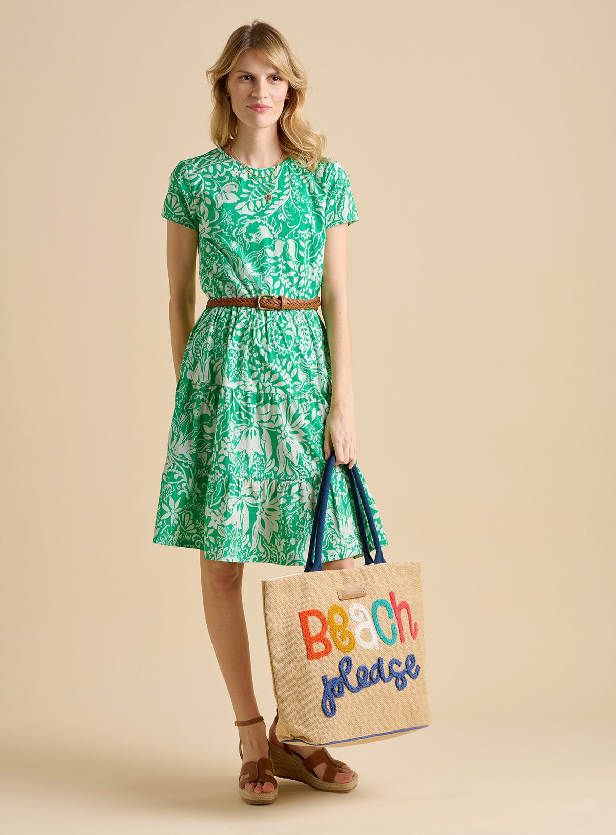 BRAKEBURN Wildflower Knee Length Dress 