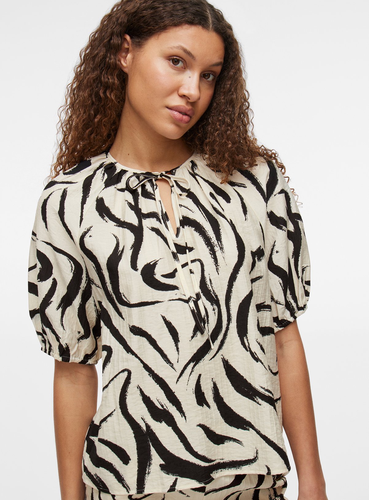 VILA V-Neck Co-ord Top