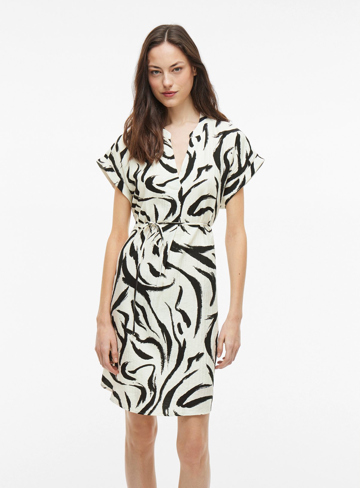 VILA Short Sleeved Short Dress 