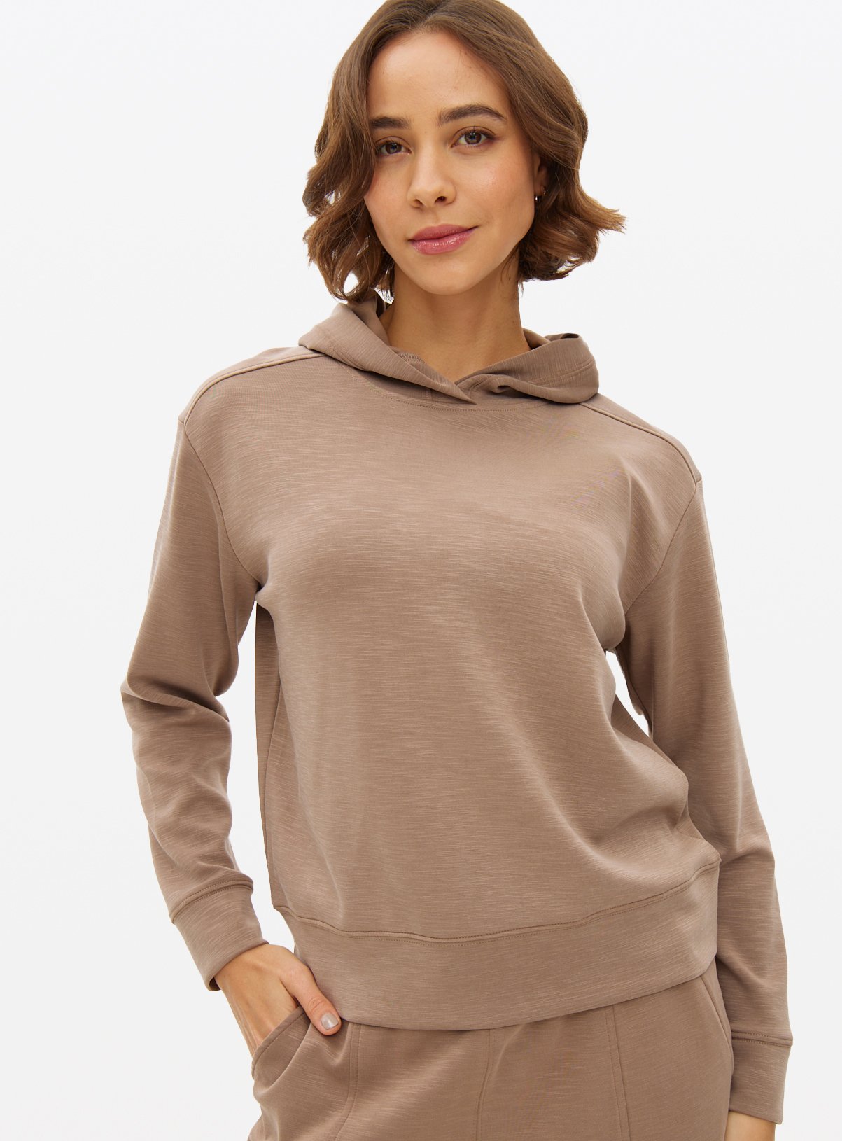 Brown Overhead Co-ord Hoodie 