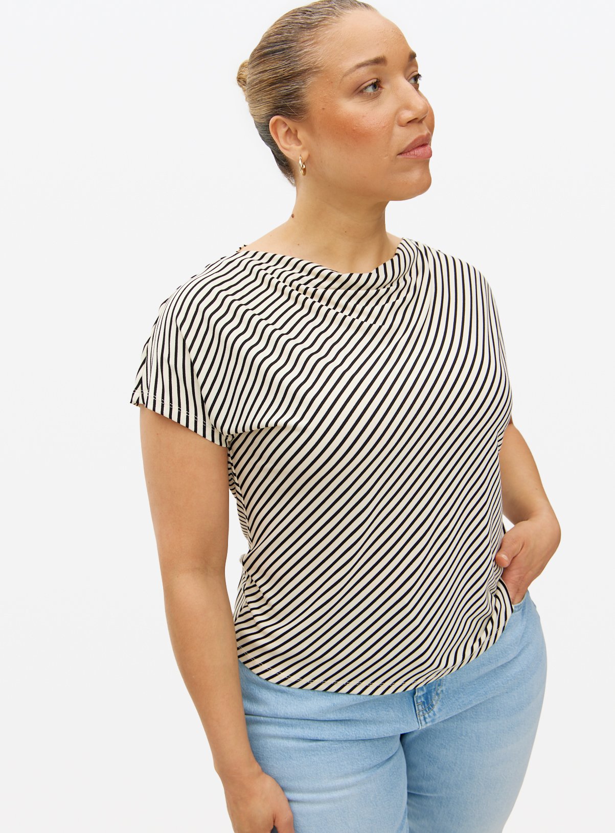 Draped Crepe Top 