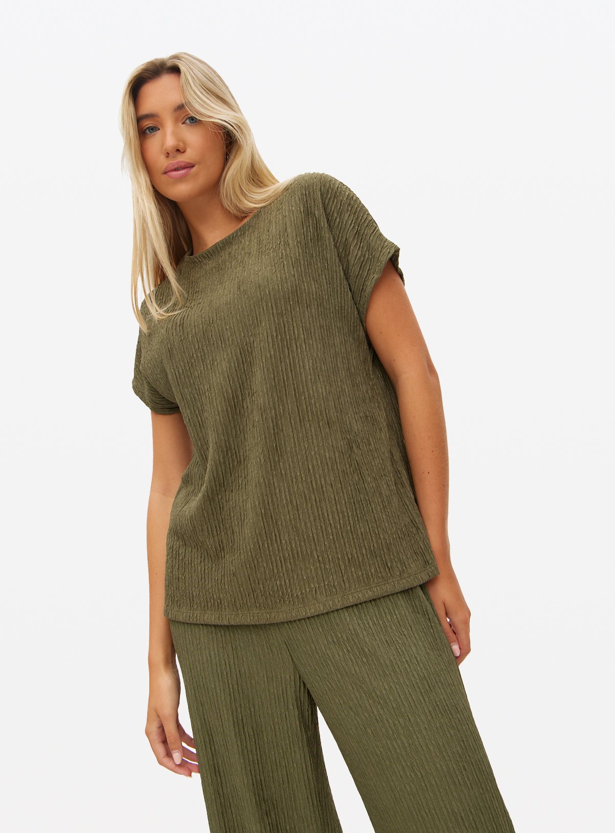 Textured Co-ord Top 
