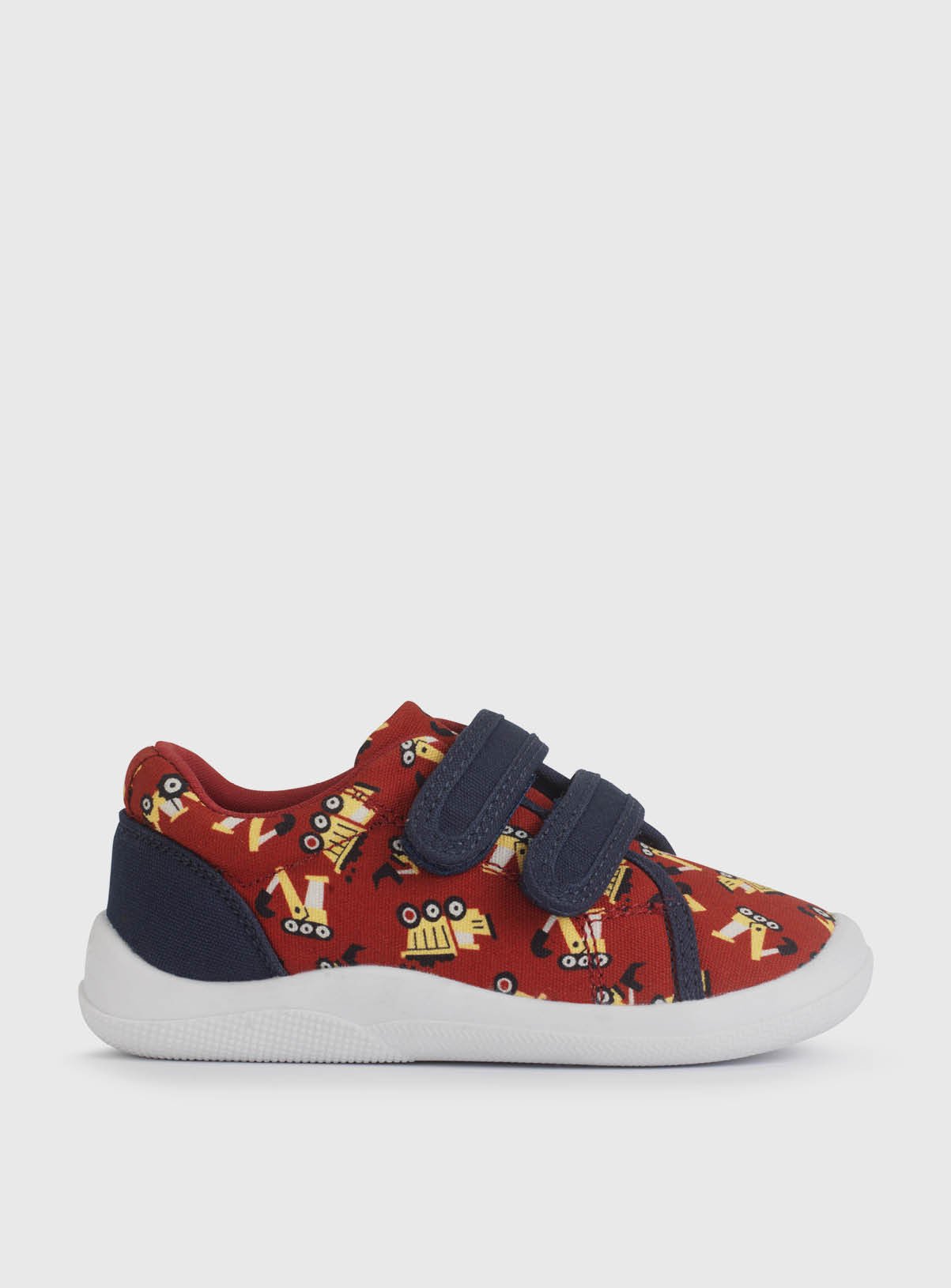 START-RITE Wriggles Red Digger Double Strap Canvas Shoes 