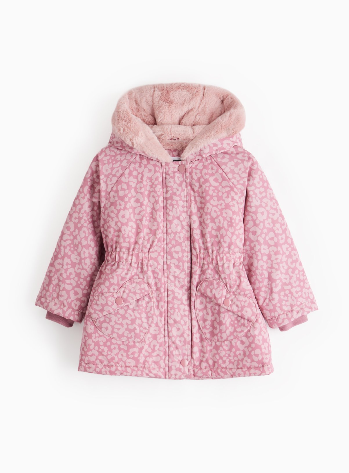 Pink Girls Coat Sainsburys Parka Coat Sainsburys Childrens Coats