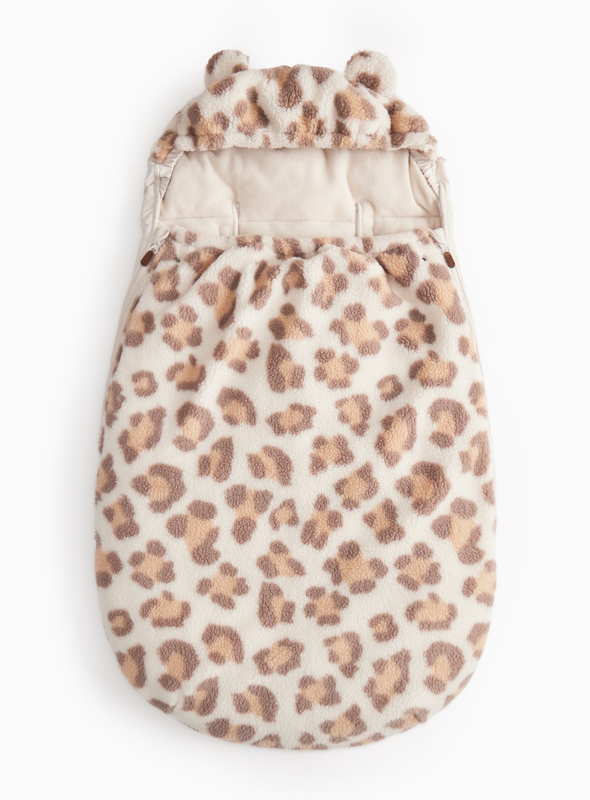 Animal Print Borg Footmuff One Size