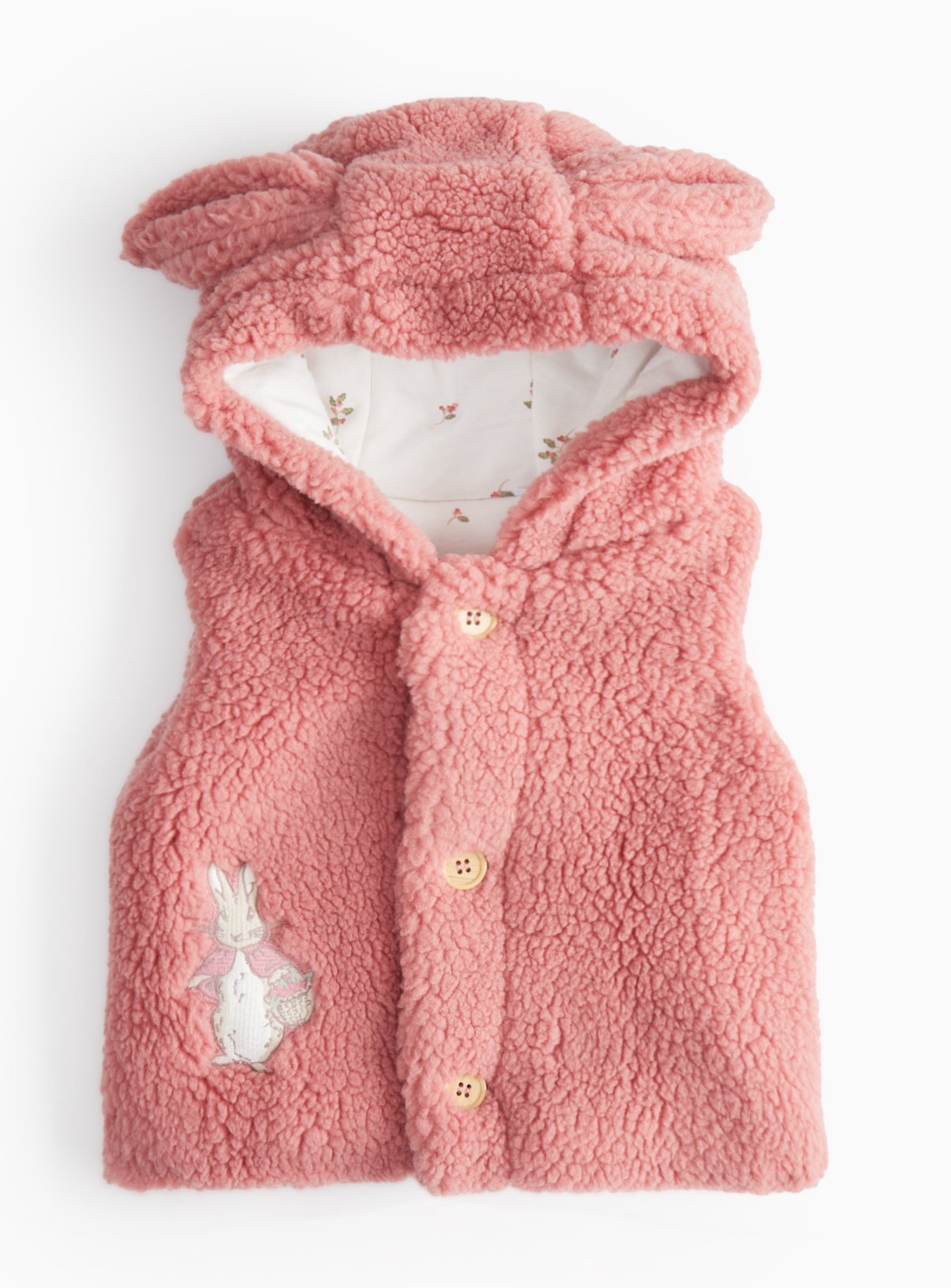 Gilet Jacket Baby Pink Fur Gilet Buy Peter Rabbit Pink Borg Fleece