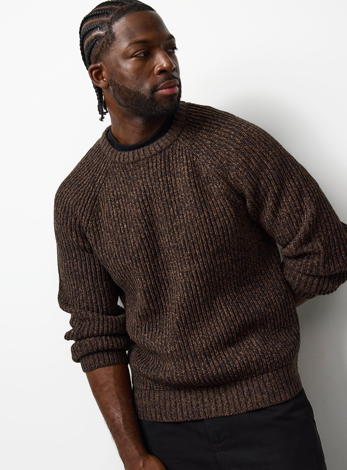 Twist Knitted Crew Jumper