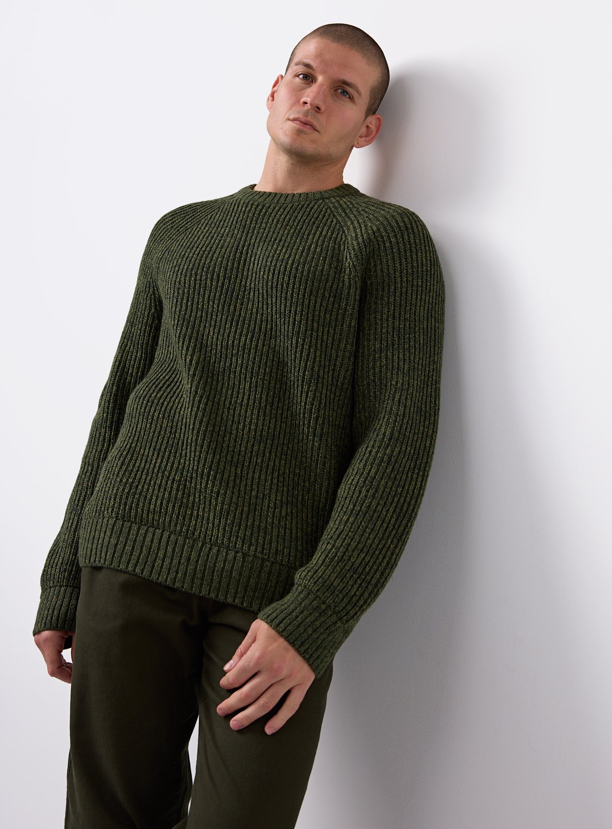 Twist Knitted Crew Jumper 