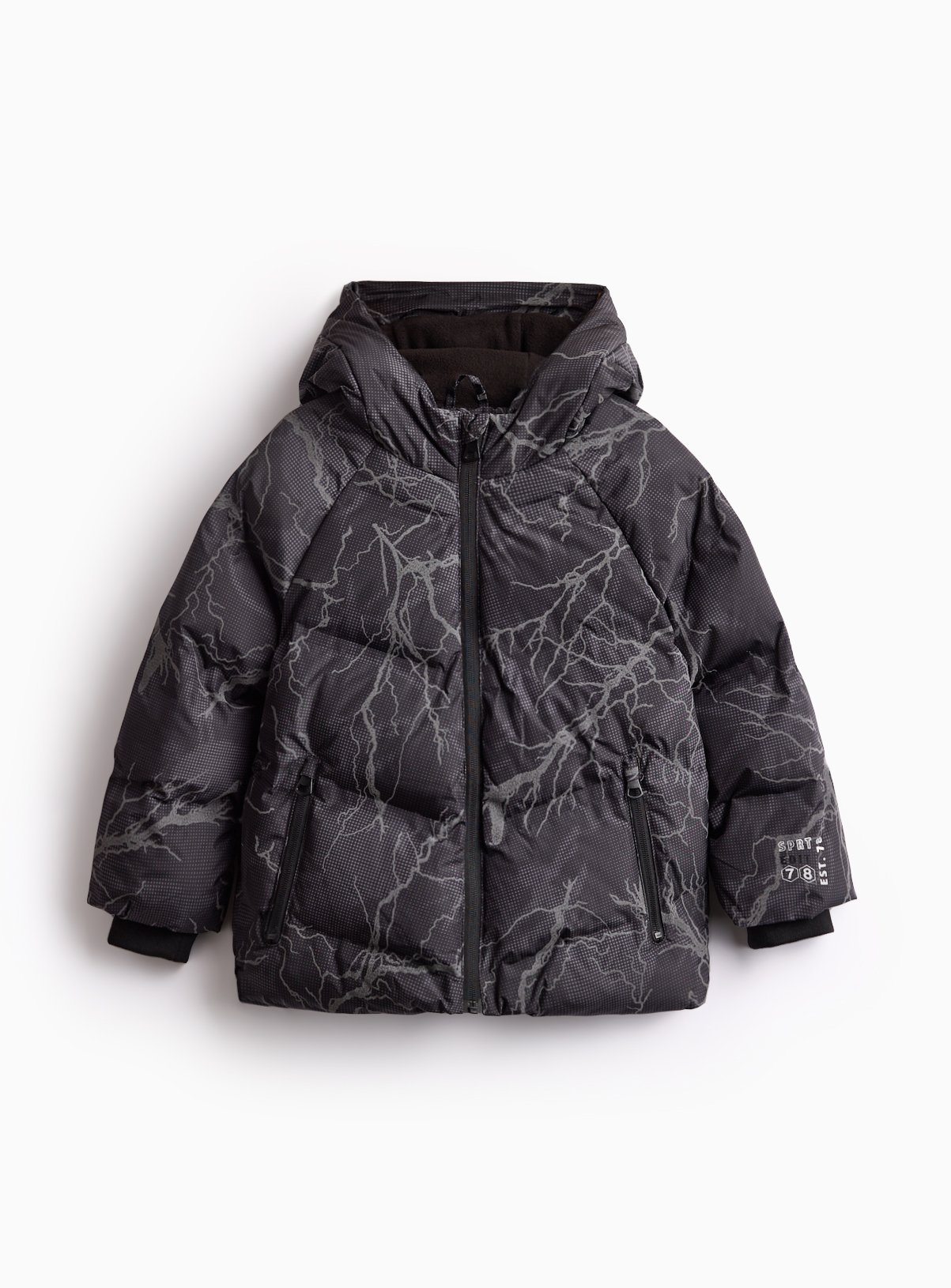 Fleece Lined Padded Jacket