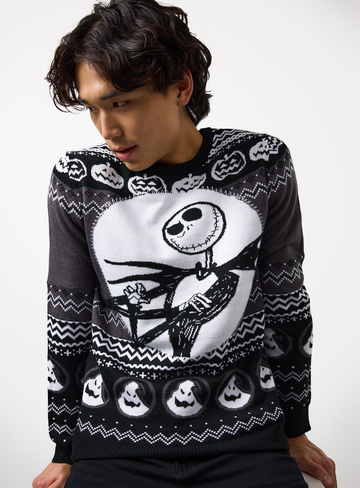 The Nightmare Before Christmas Fairisle Crew Jumper  