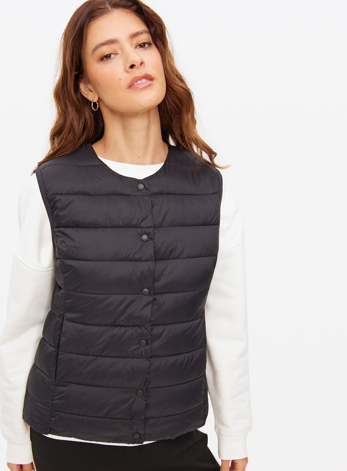 Core Black Lightweight Padded Gilet S