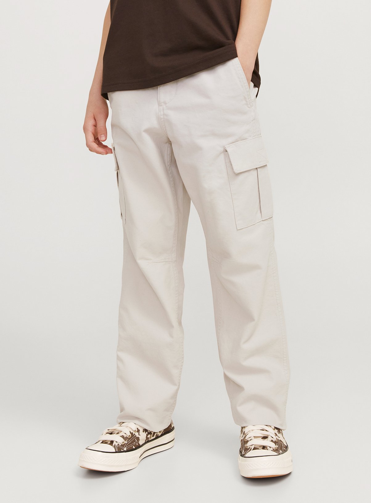 JACK & JONES JUNIOR Kane Barkley Cargo Pant Cream 8 years