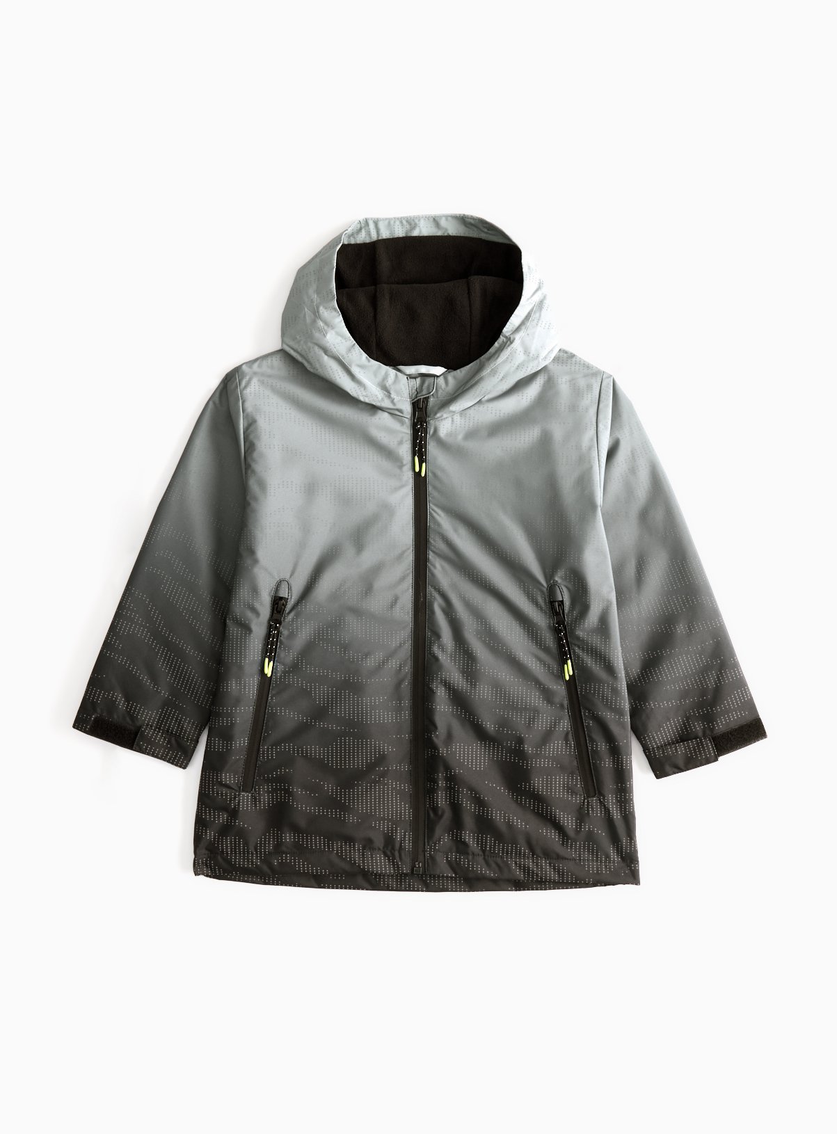 Buy Grey Reflective Fleece Lined Mac Coat 11-12 years Coats and