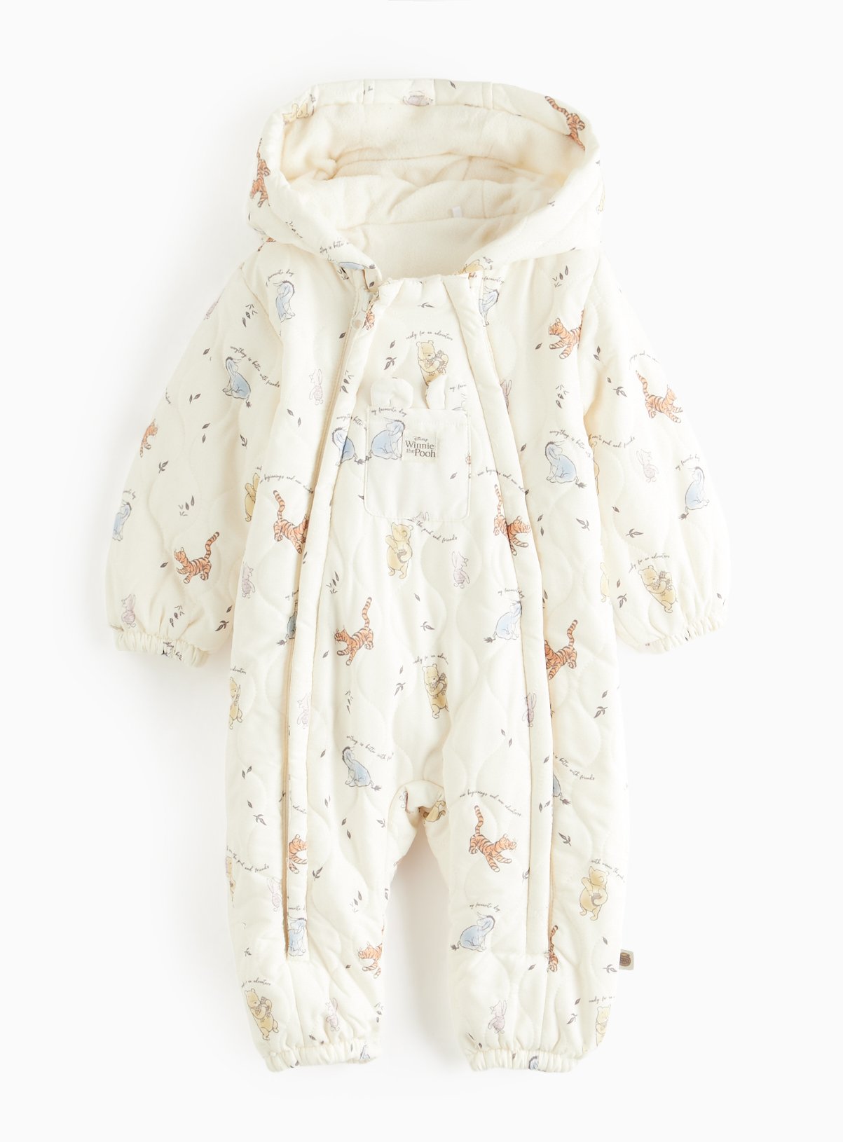 Winnie The Pooh Unisex Beige Pramsuit 18-24 months