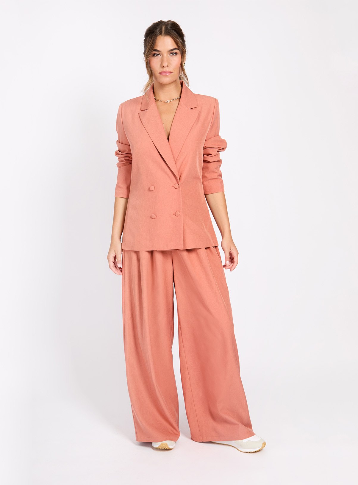 LITTLE MISTRESS Clay Wide Co-ord Trouser 