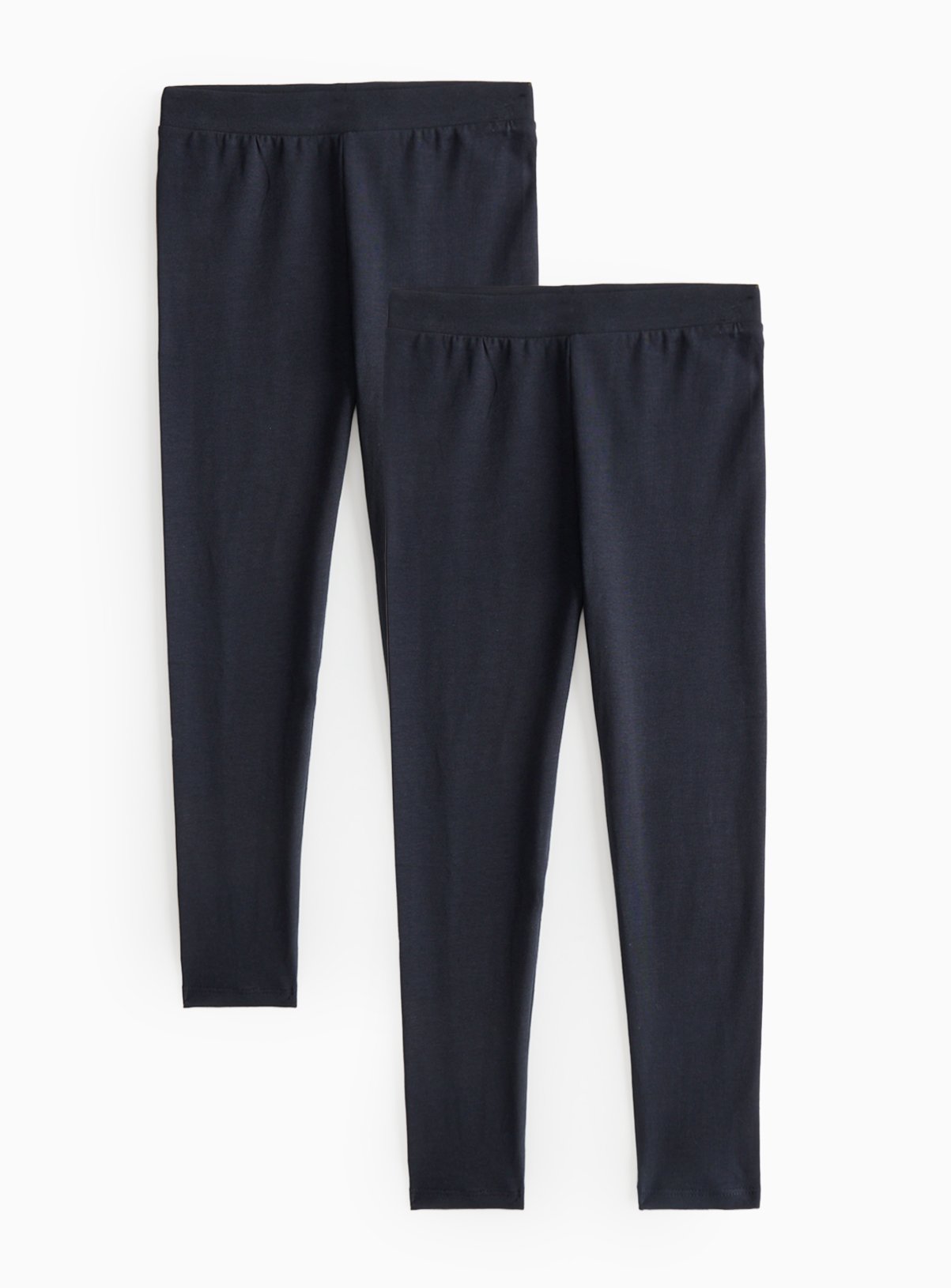 2 Pack Navy Leggings 14 years