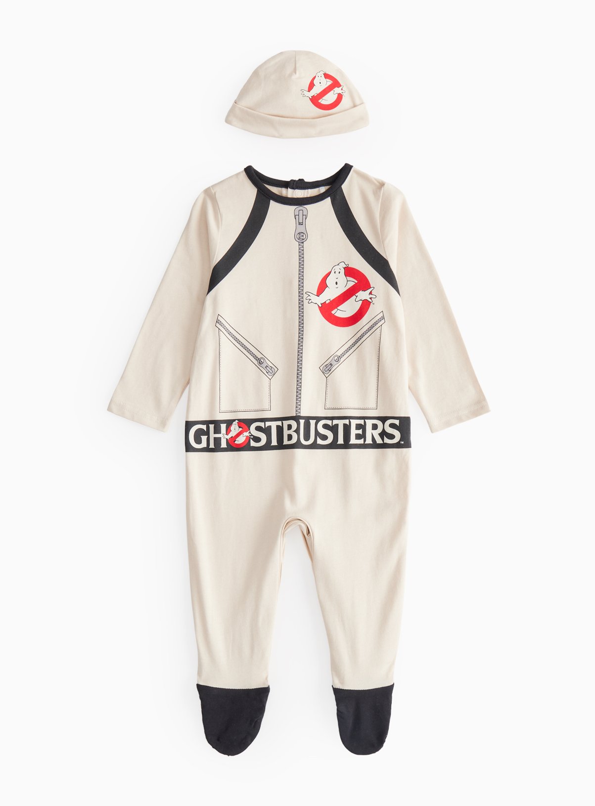 Buy Halloween Ghostbuster Printed Sleepsuit Hat 12-18 months