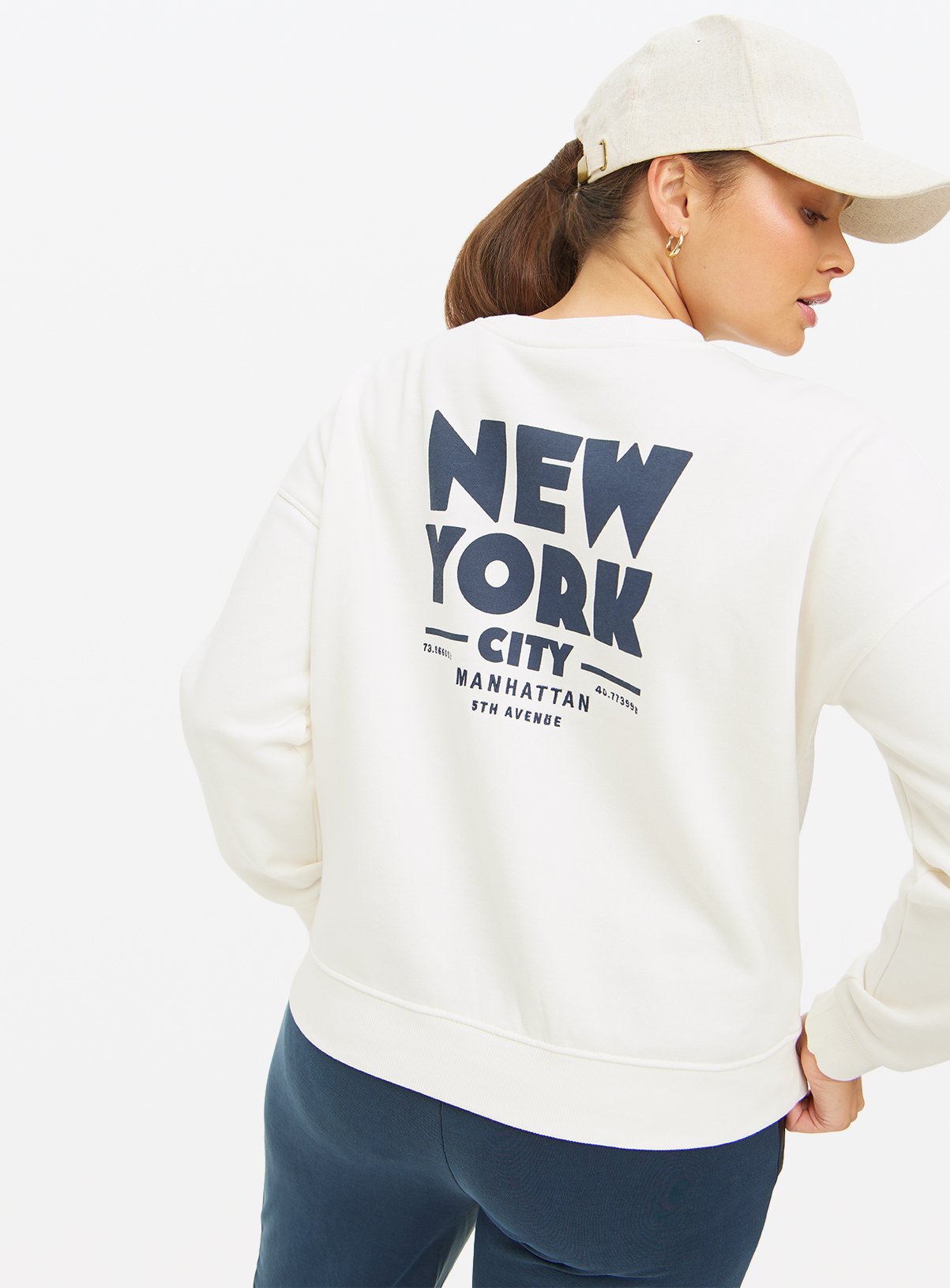 New York Graphic Relaxed Sweatshirt XL