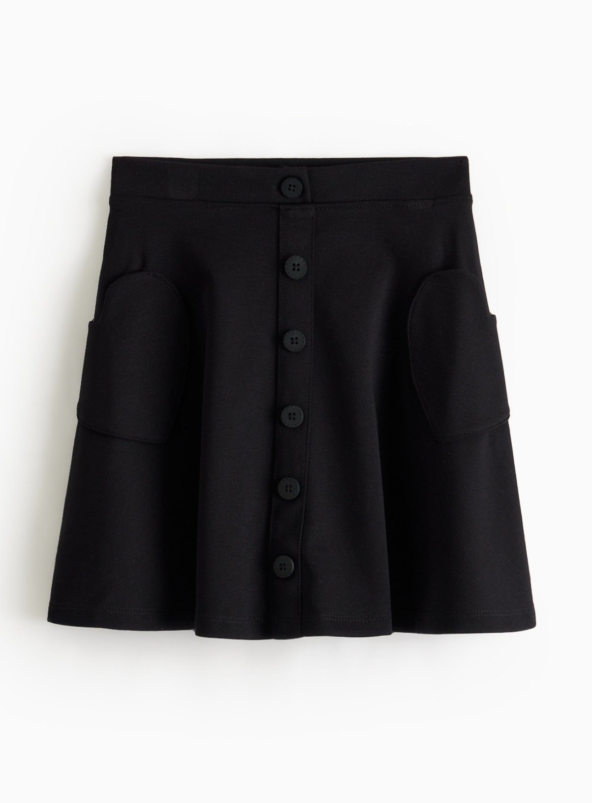 Heart Pocket Jersey Skirt 