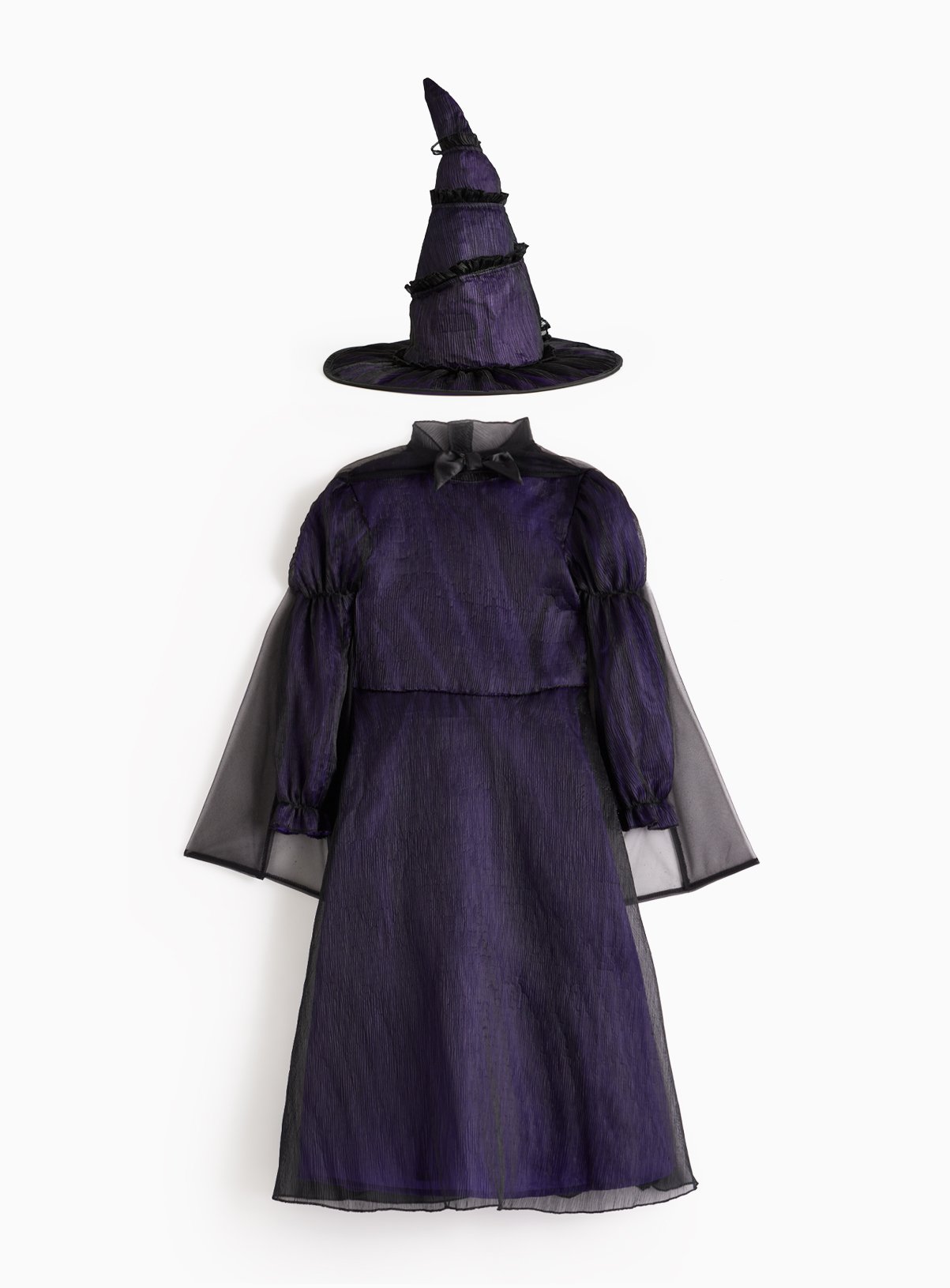 Wicked Elphaba Dress & Hat Fancy Dress Costume 5-6 years