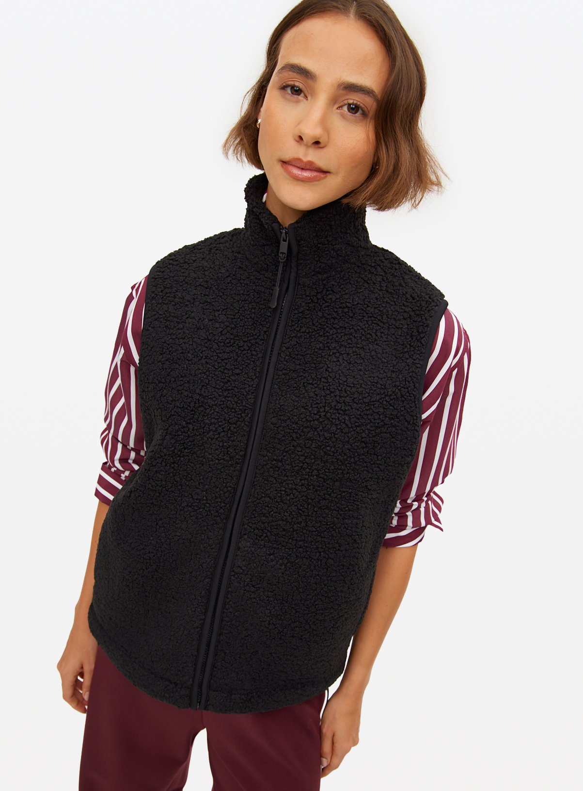 Black Borg Fleece Gilet XXL