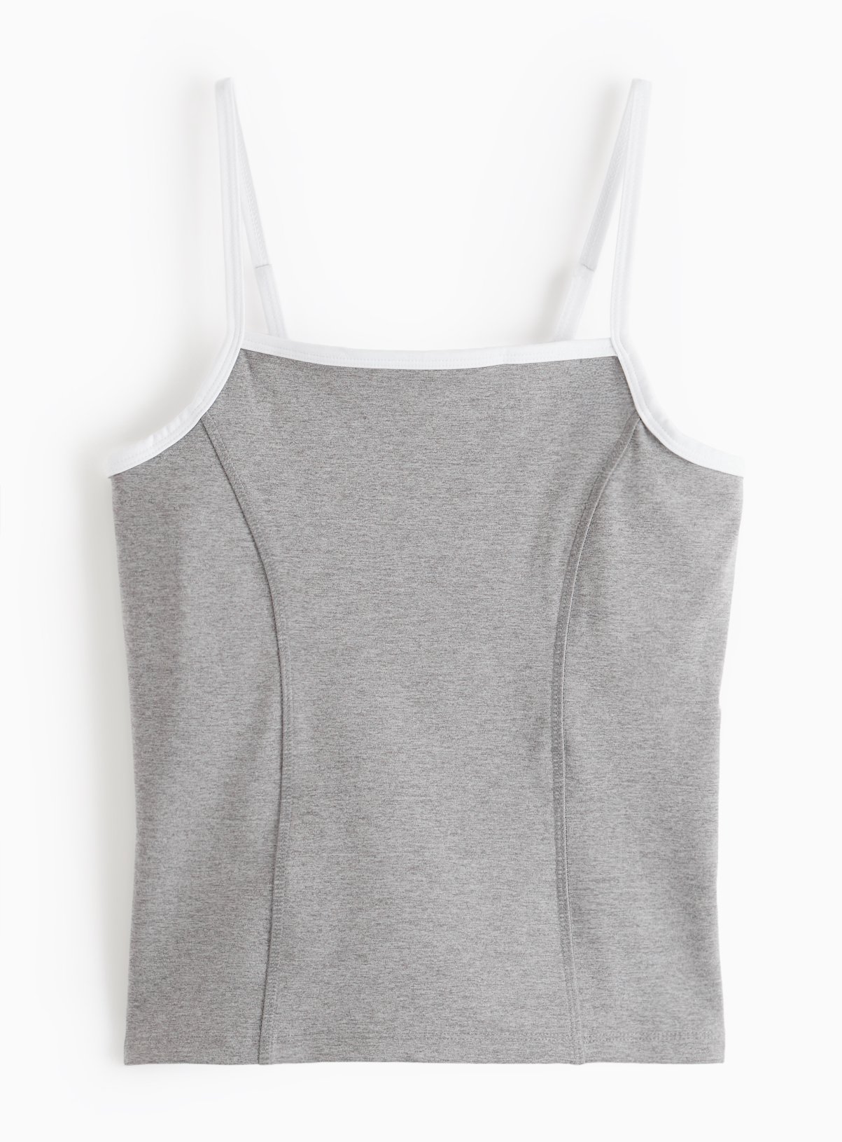 REAKTIV Grey Colourblock Built-In Support Vest 