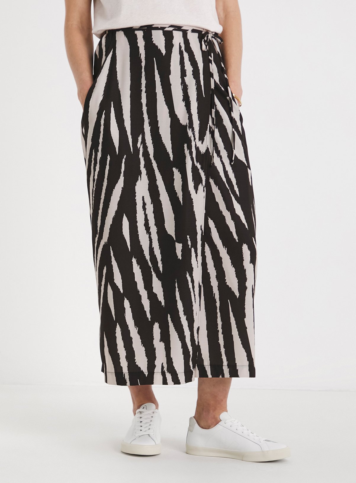 JD WILLIAMS Herringbone Wrap Skirt