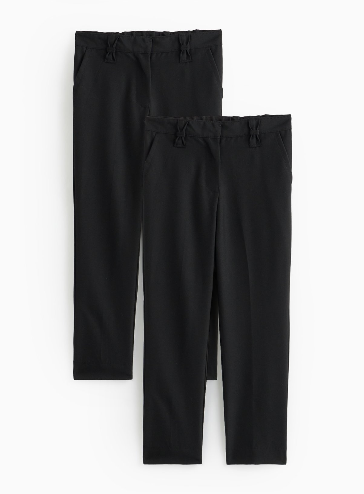 2 Pack Skinny Trousers with Reinforced Knees & Extendable Hem  