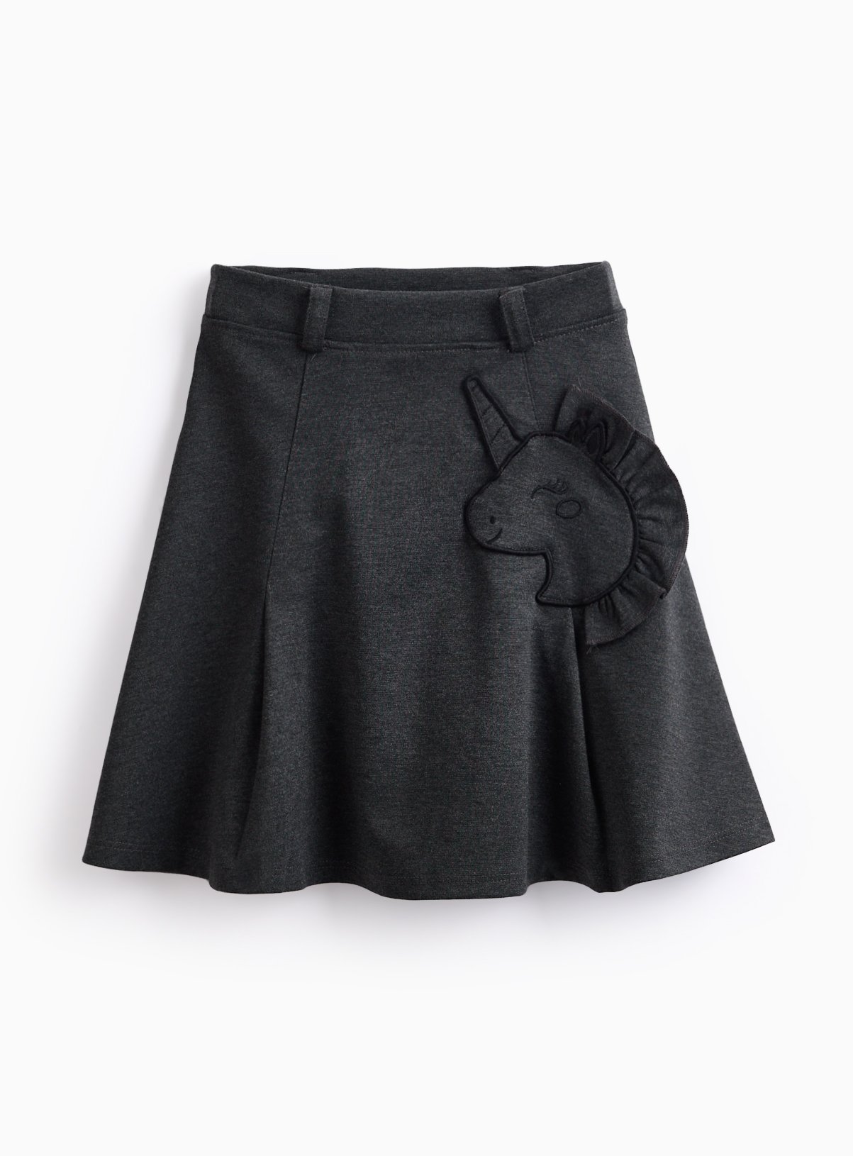Grey Unicorn Pocket Skirt 4 years
