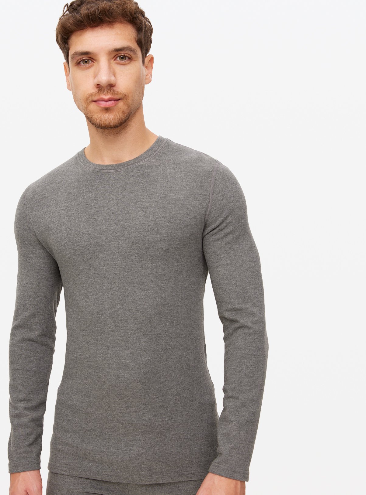 Grey Maximum Warmth Thermal Fleece Top 