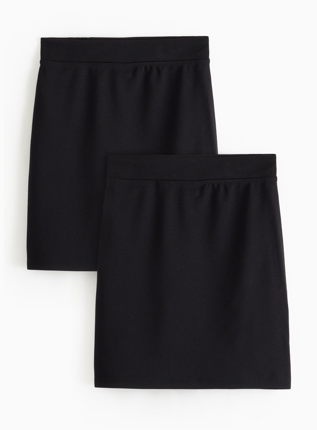 Black Mini Jersey Tube Skirt 11 years