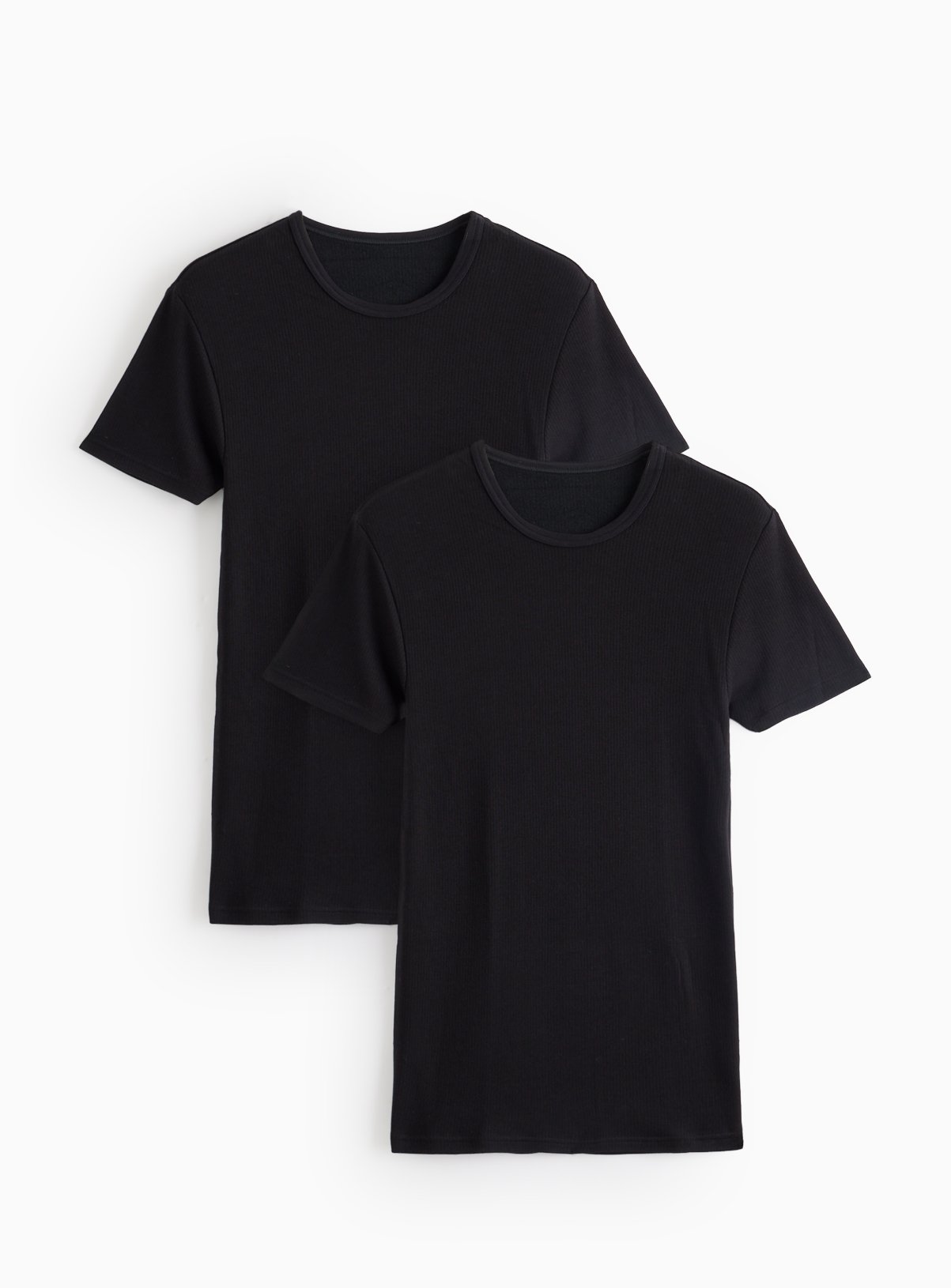 Black Thermal Max Warmth Short Sleeve T-Shirt 2 Pack XXXL