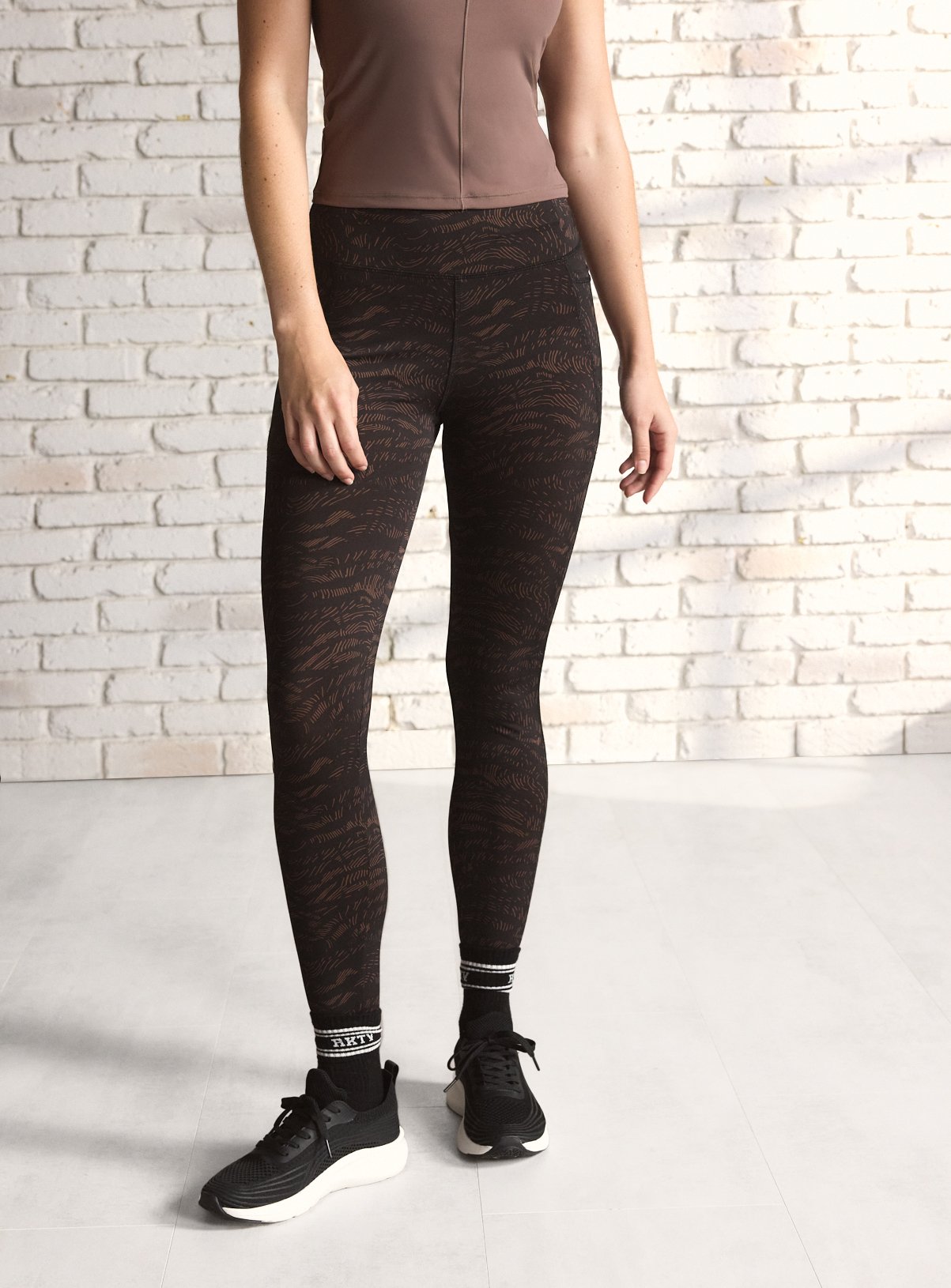 REAKTIV Zebra Print High Waisted Everyday Legging XL