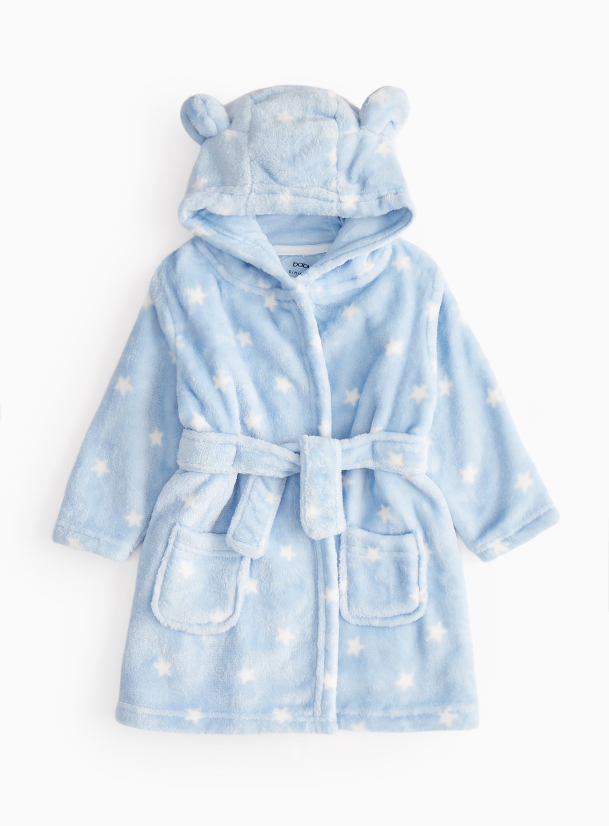 Blue Star Print Dressing Gown 