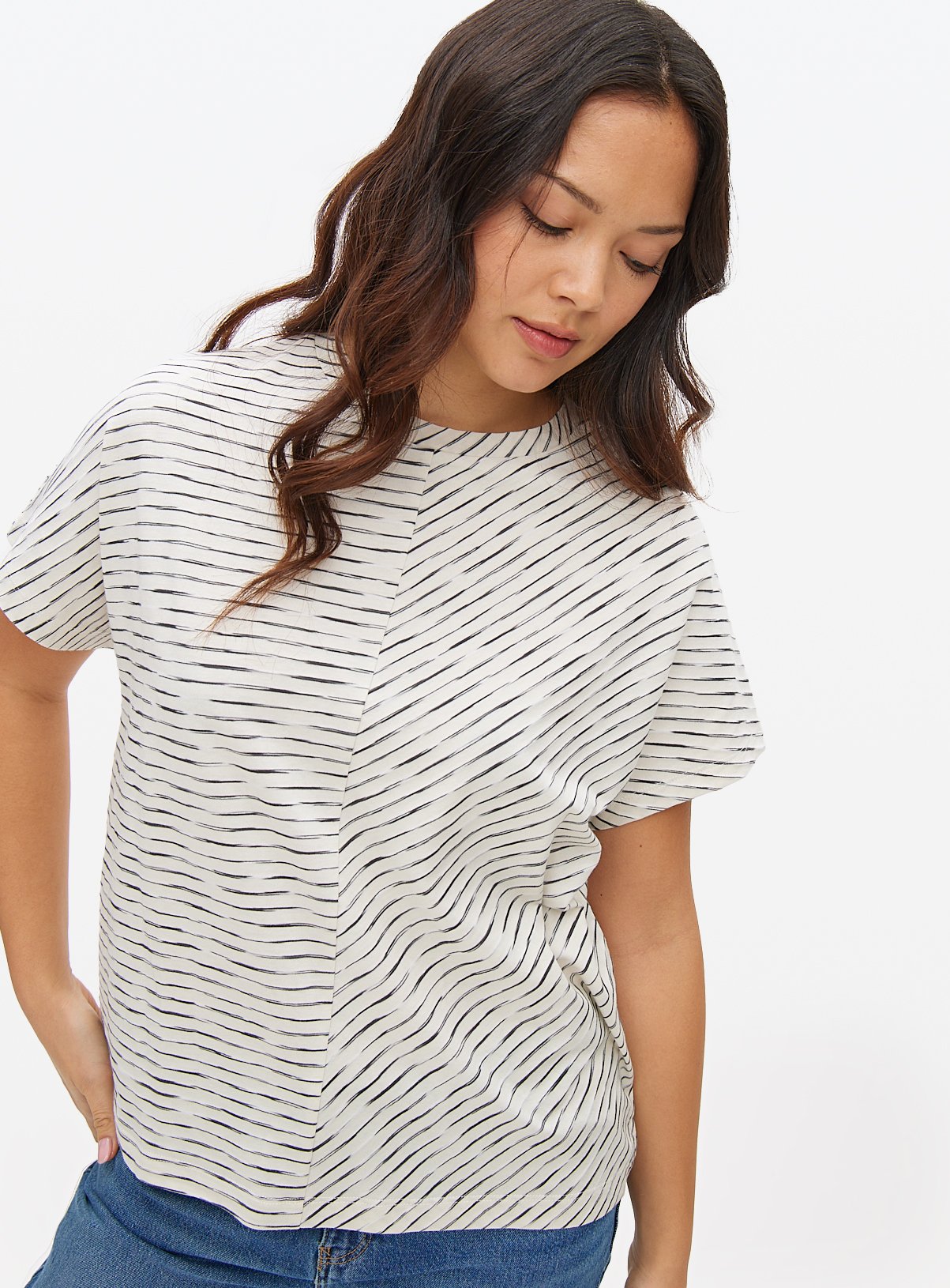 Cut About Stripe T-Shirt 