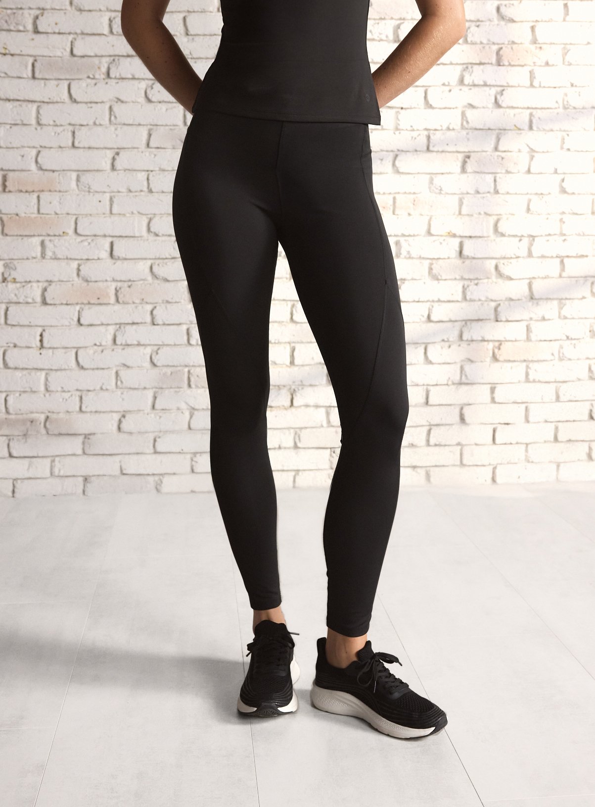 REAKTIV Black Gentle Compression High Waisted Leggings XXL